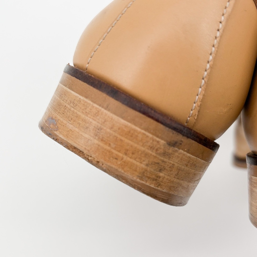 Everlane Womens Tan Yellow Modern Loafer Leather Italian Size 9 1/2 - Picture 6 of 13